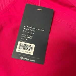 Med Couture Fuchsia Performance joggers